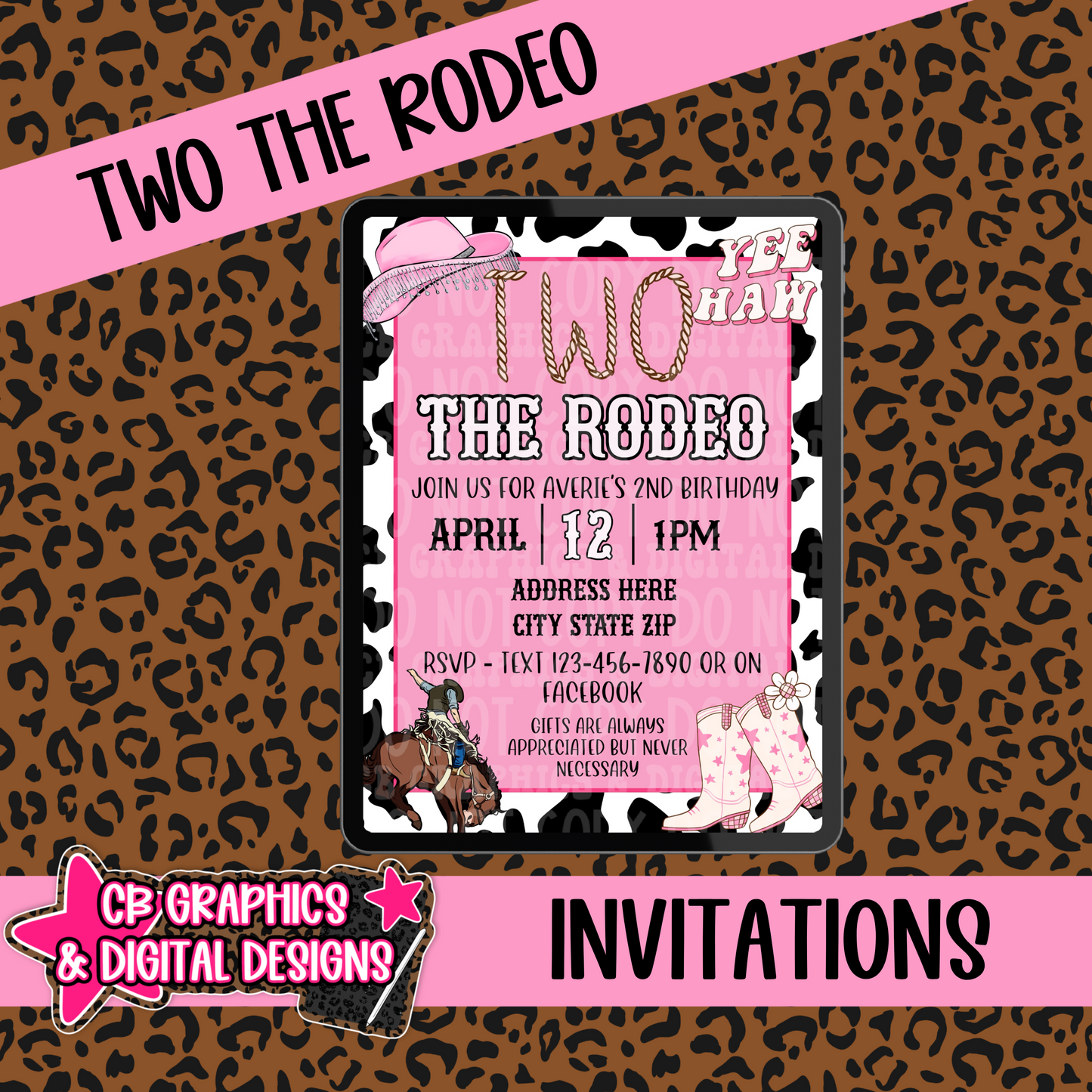 TWO The Rodeo Invite