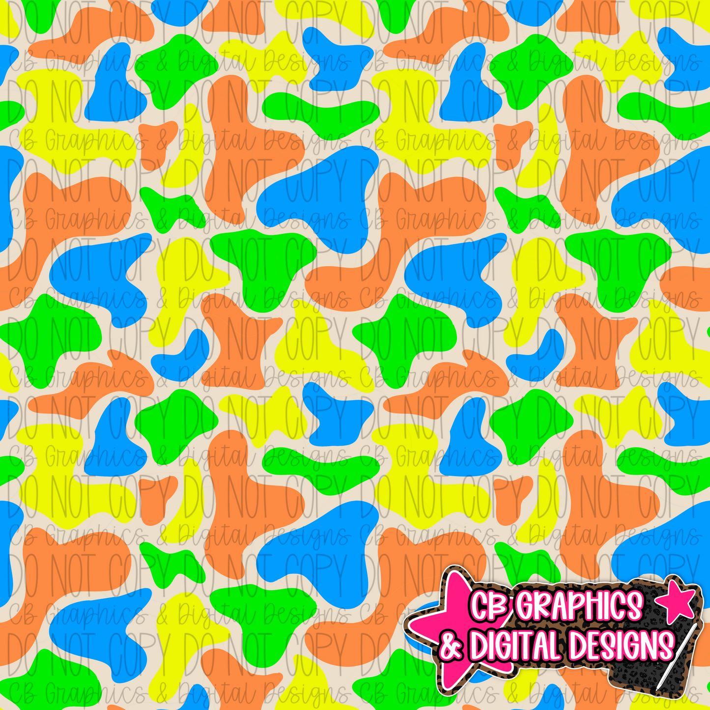 2 Neon Camo Seamless Files