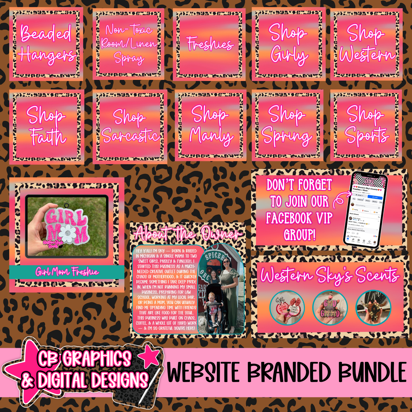 Website Branded Graphics Bundle