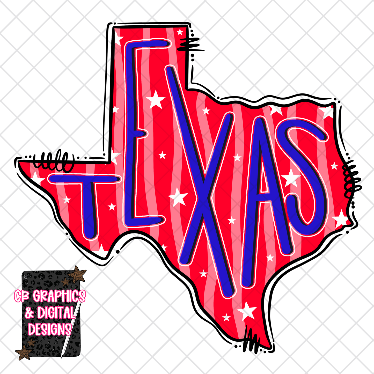 Patriotic Texas PNG