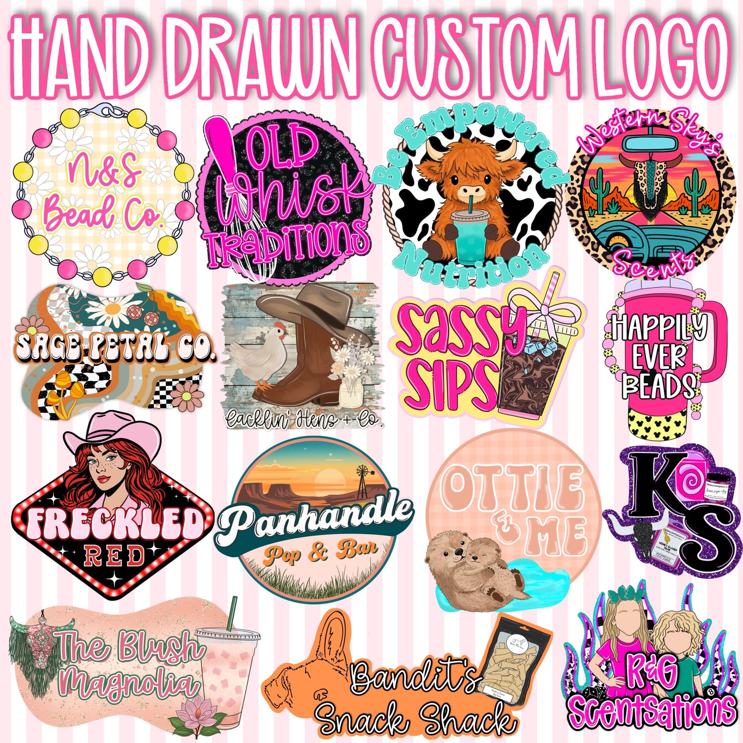 Hand Drawn Custom Logo