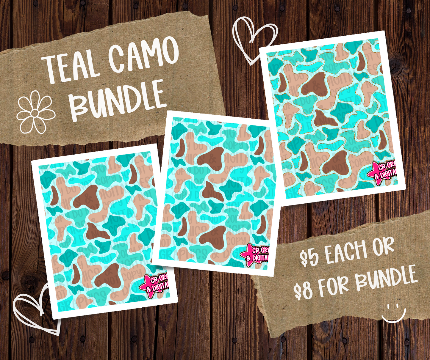27 Camo Seamless Bundle