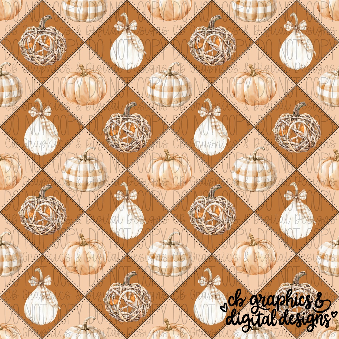 Fall Pumpkin Patch Seamless