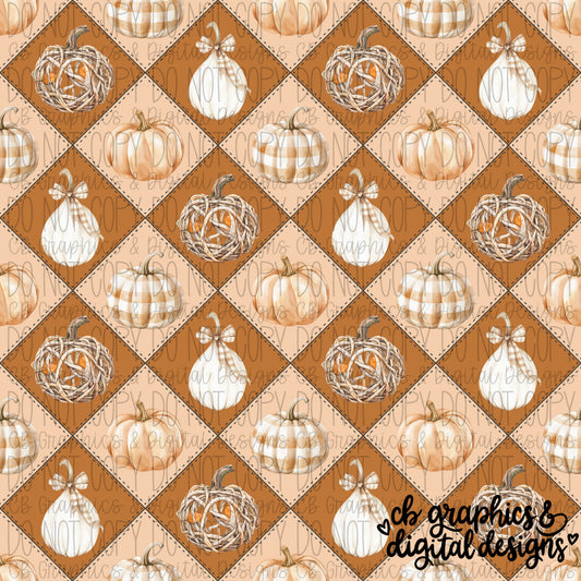 Fall Pumpkin Patch Seamless