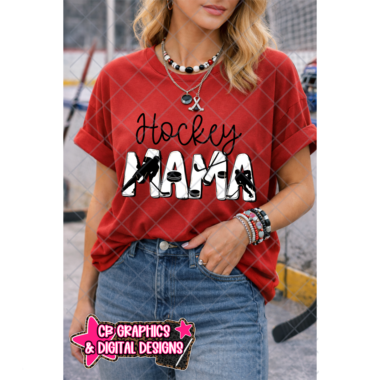 Hockey Mama PNG