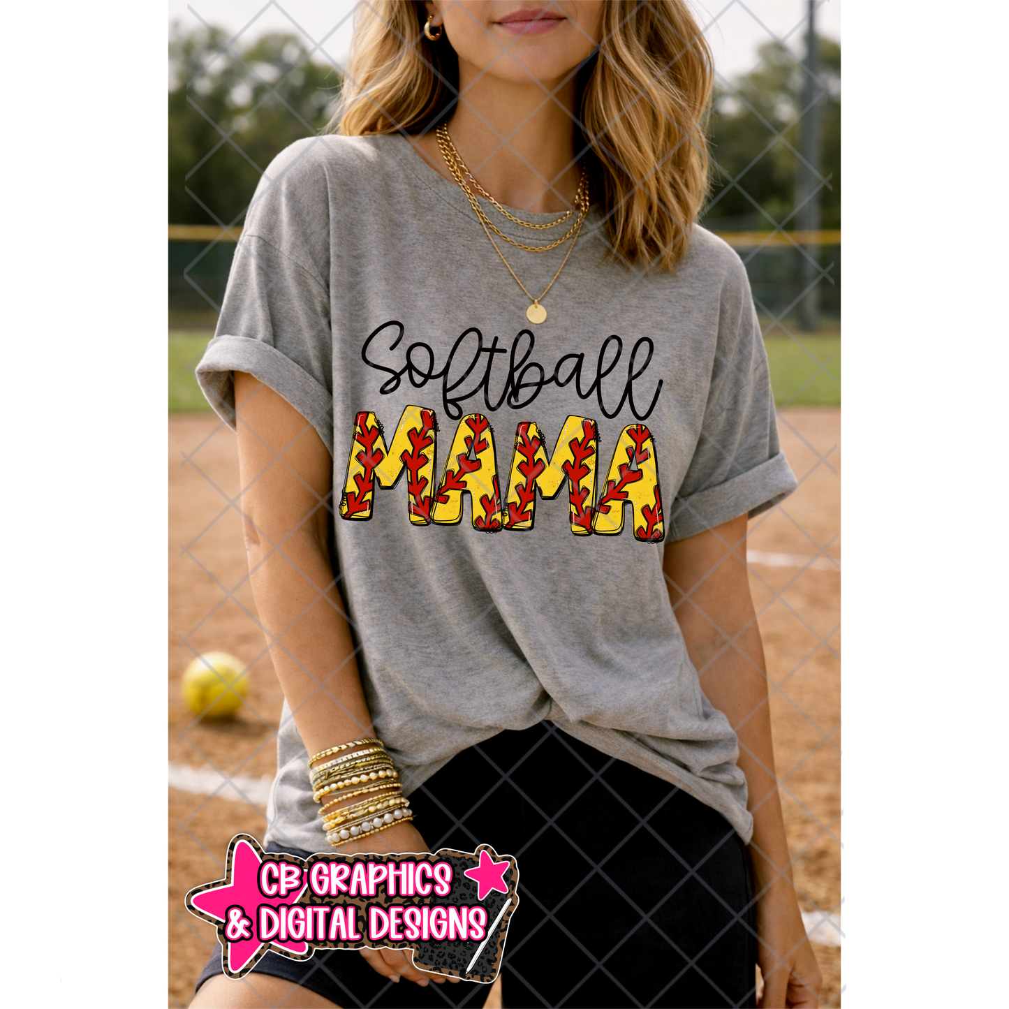 Softball Mama PNG