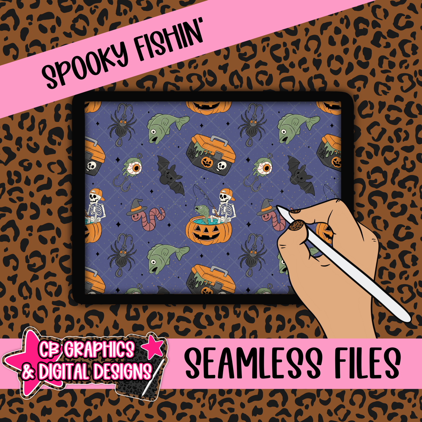 Spooky Fishin’ Seamless File