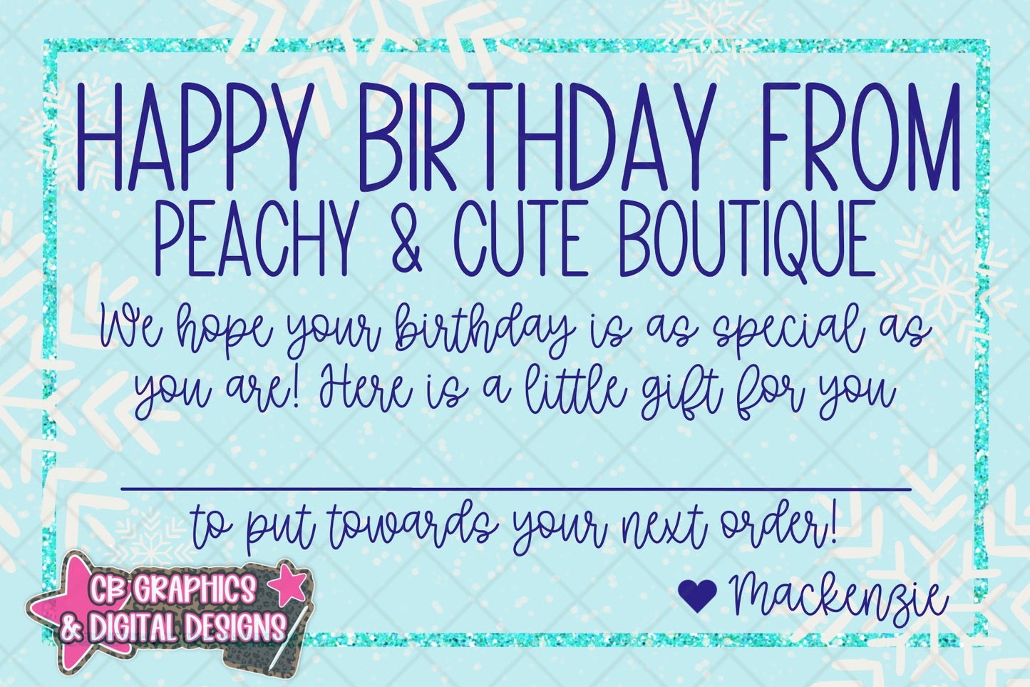 12 Monthly Themed Birthday Cards (semi-custom)