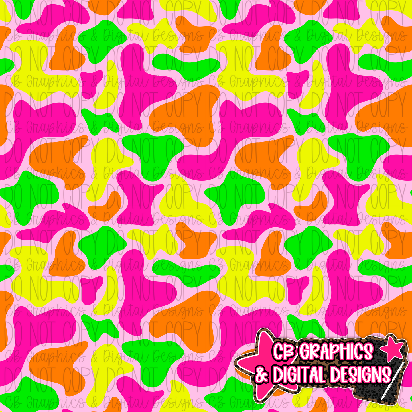 2 Neon Camo Seamless Files