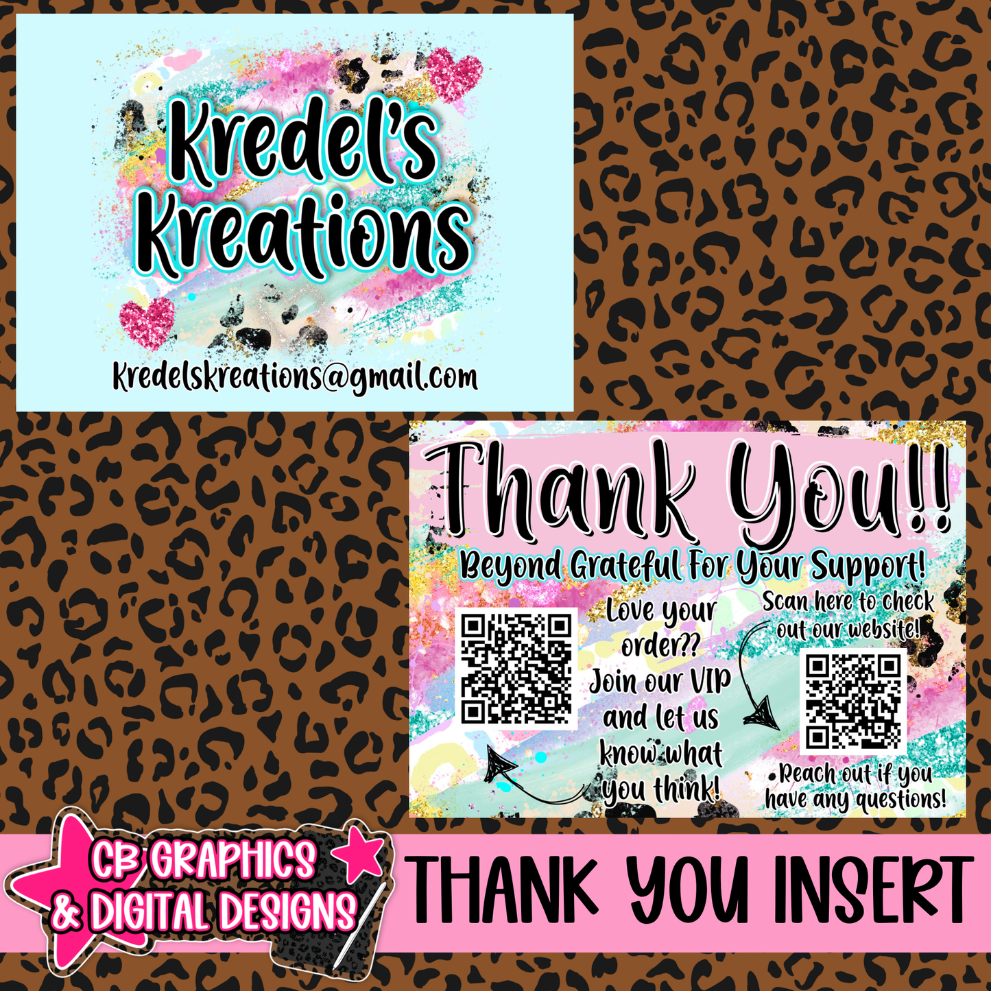 Thank You Insert