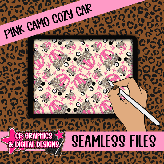 Pink Camo Cozy Car Seamless File