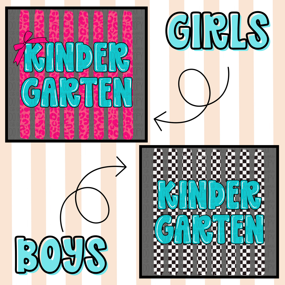 Pre-K - 5th Grade Bundle (14 PNGs)