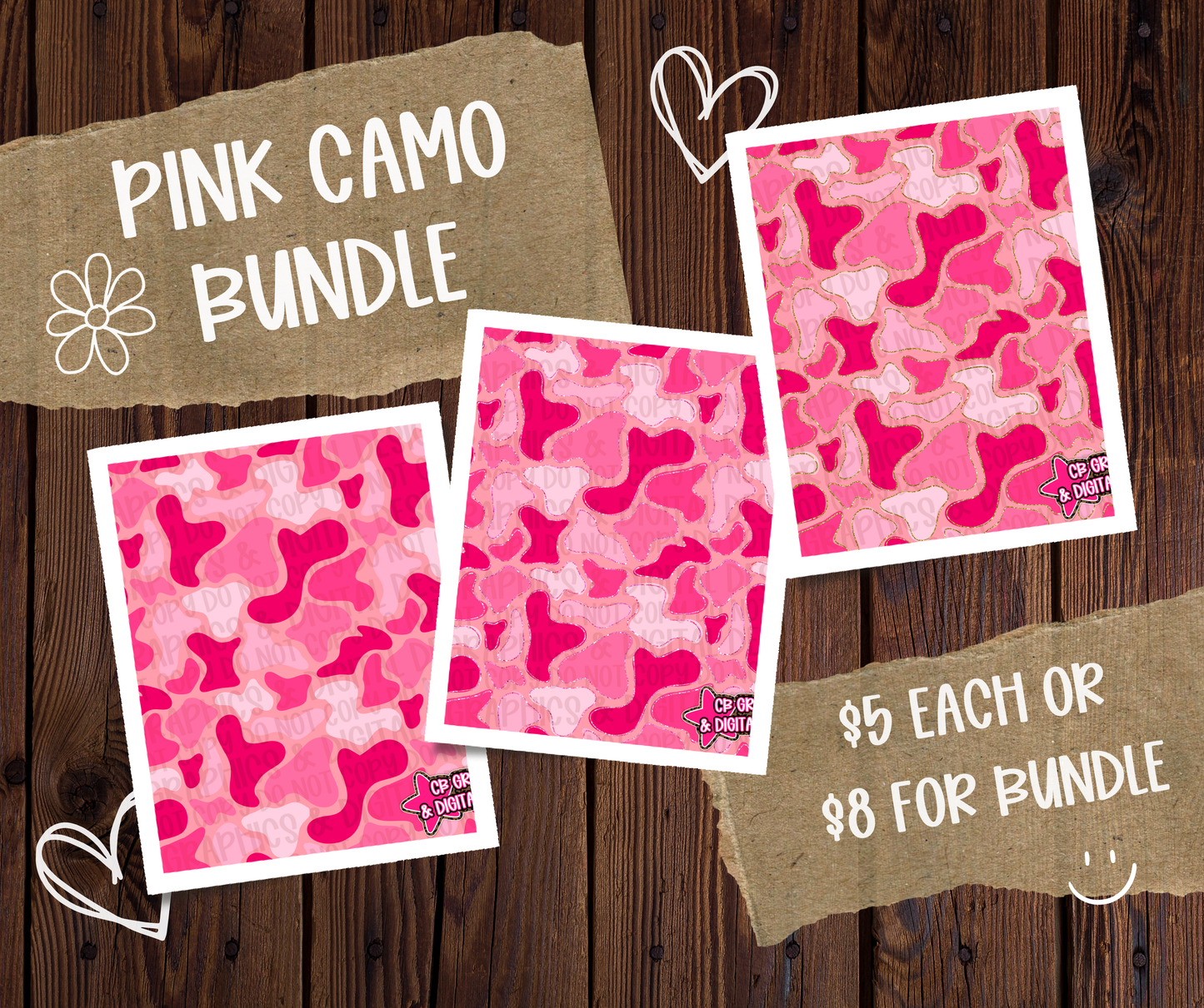 27 Camo Seamless Bundle