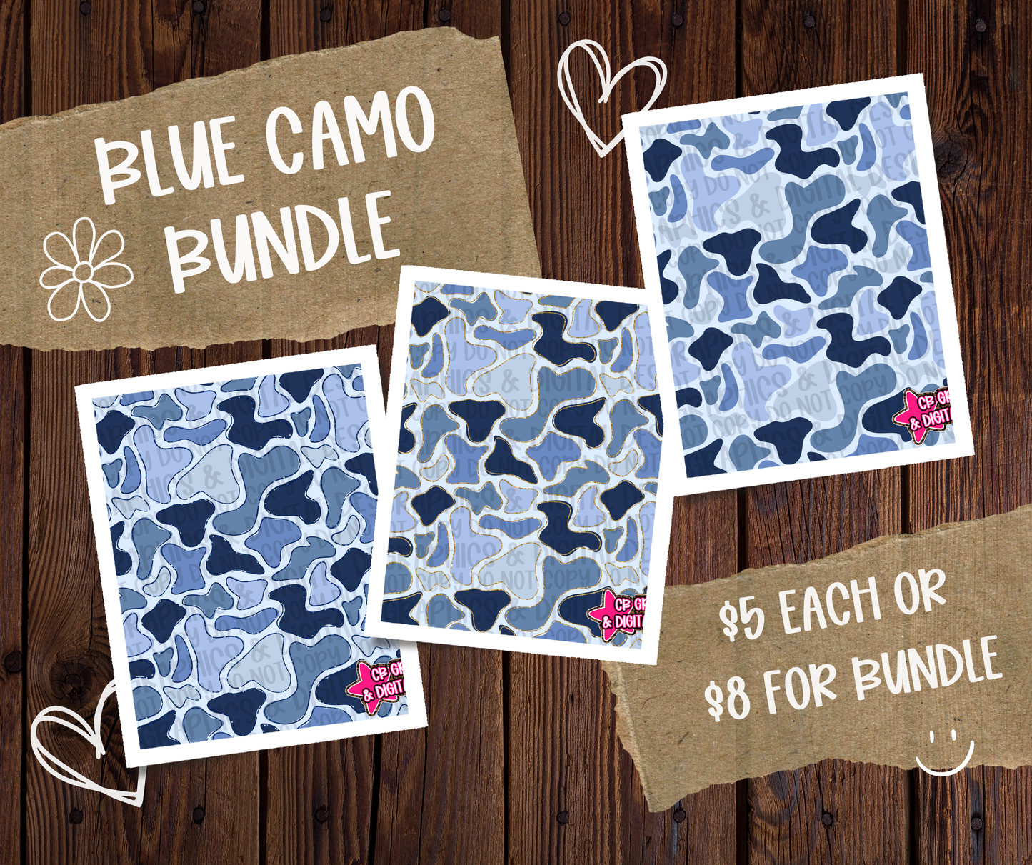 27 Camo Seamless Bundle