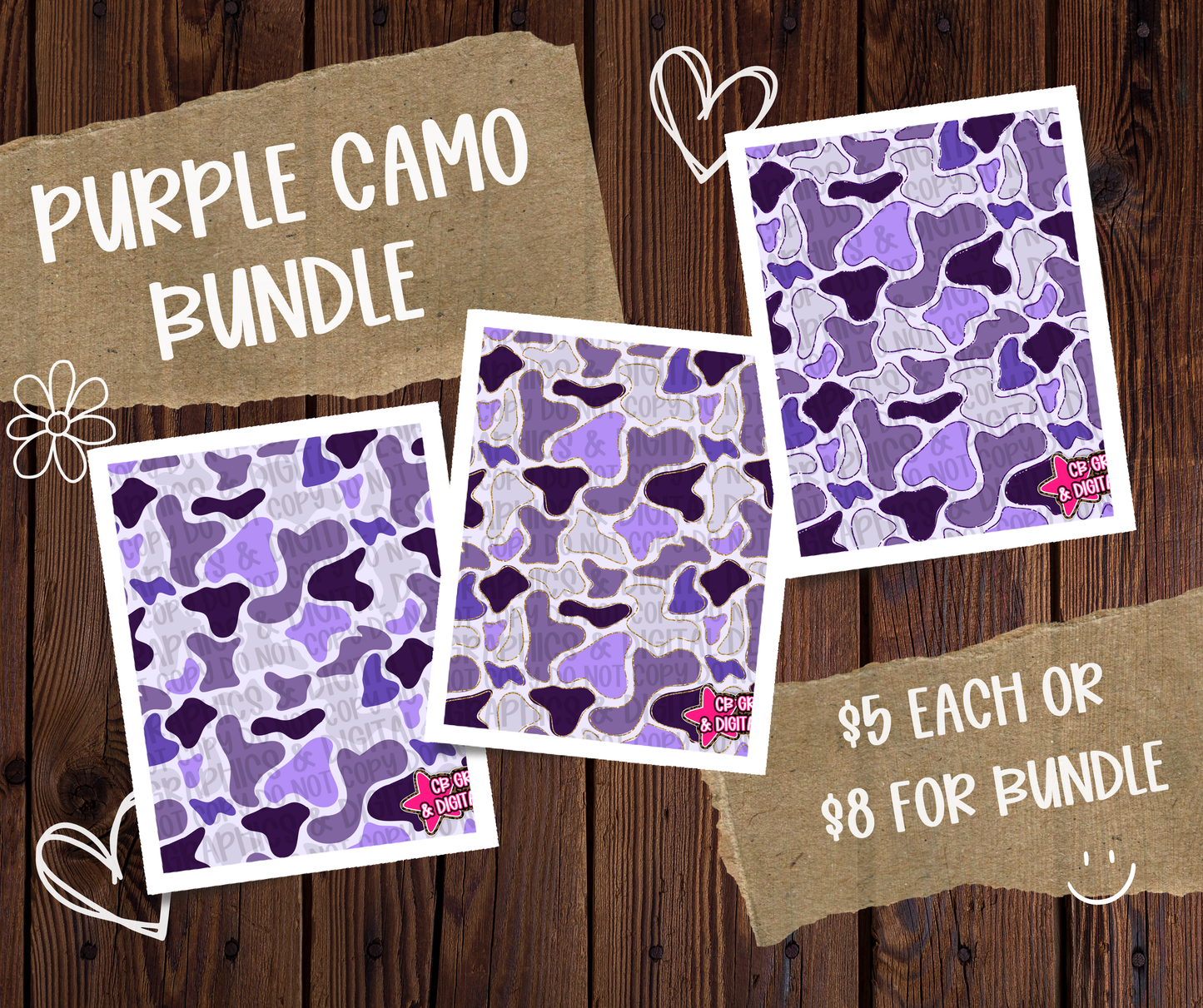 27 Camo Seamless Bundle