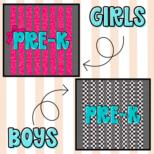 Pre-K - 5th Grade Bundle (14 PNGs)