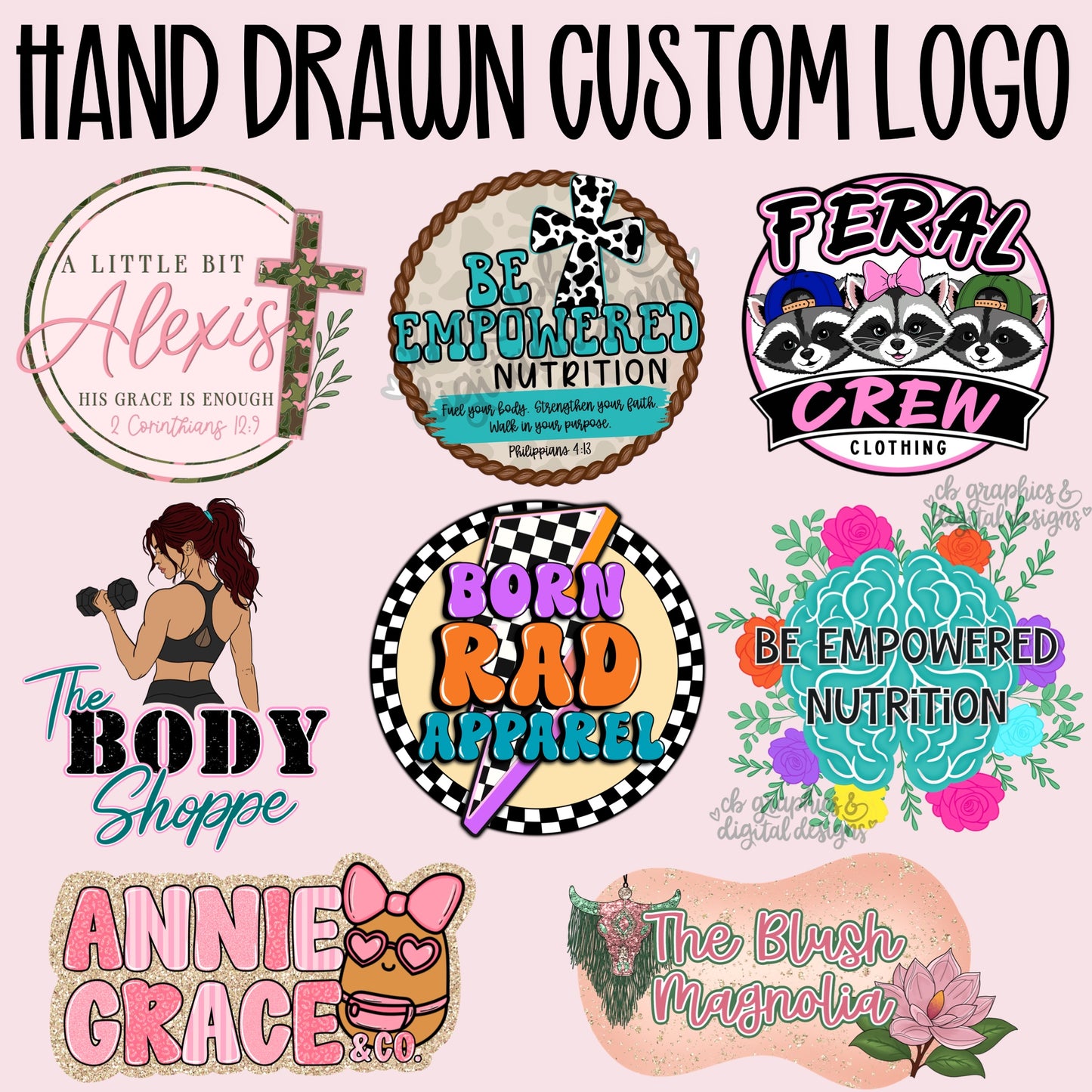 Hand Drawn Custom Logo