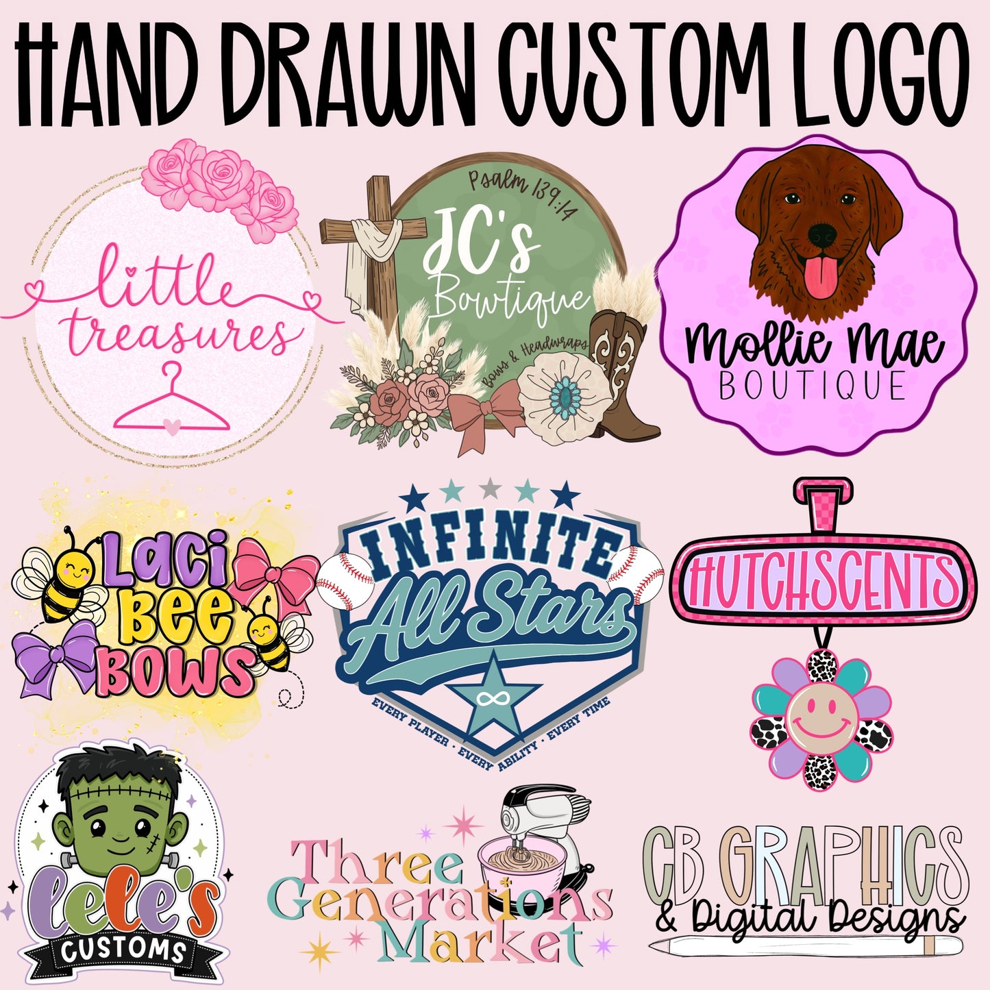 Hand Drawn Custom Logo