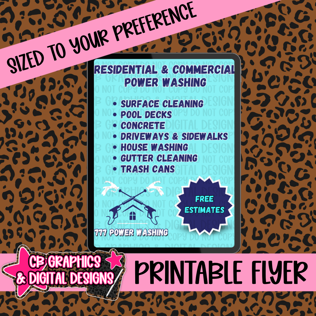 Printable Marketing Flyer