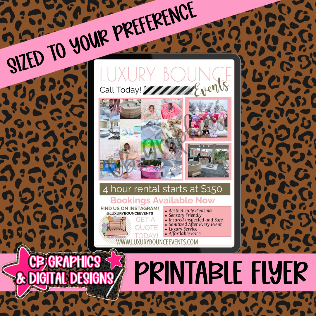 Printable Marketing Flyer