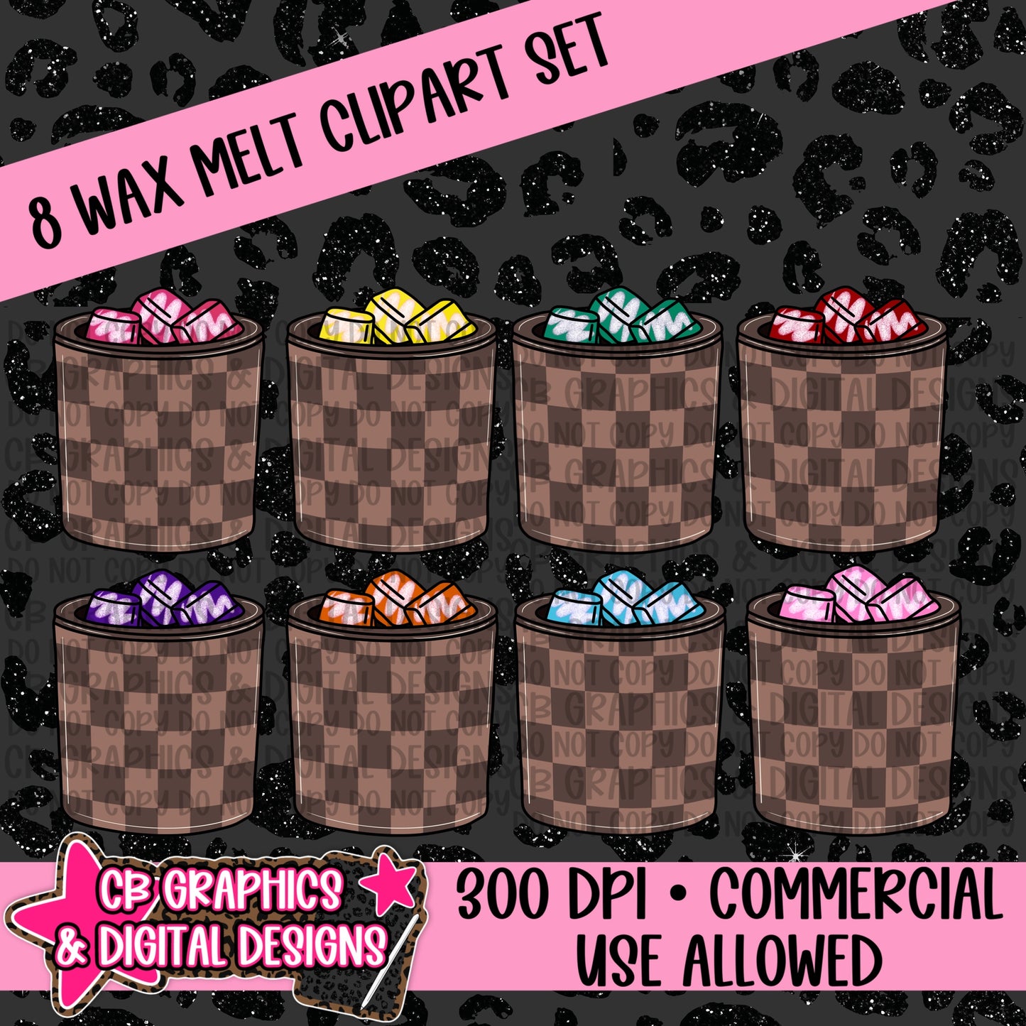 Wax Melt 8 Color Bundle
