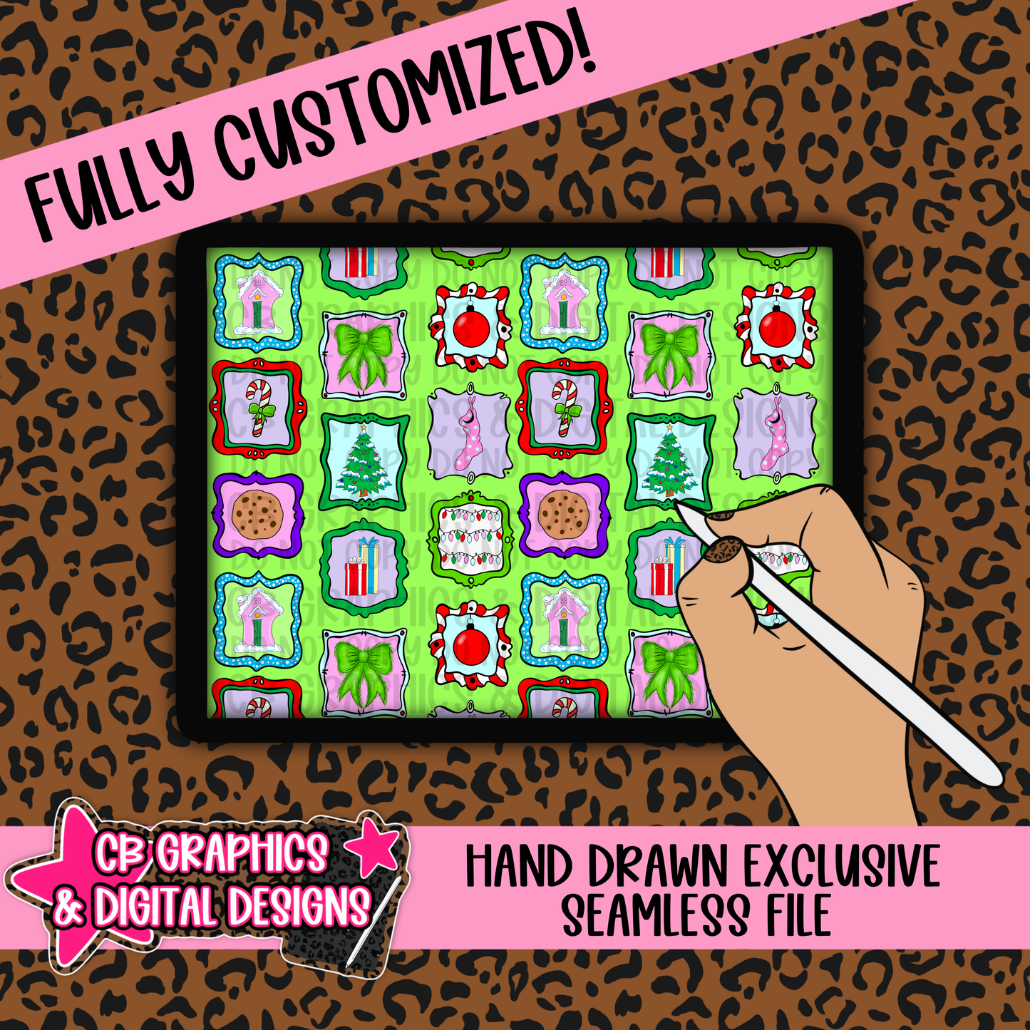 Exclusive Hand Drawn Seamless File