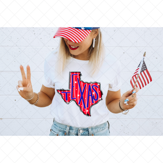 Patriotic Texas PNG
