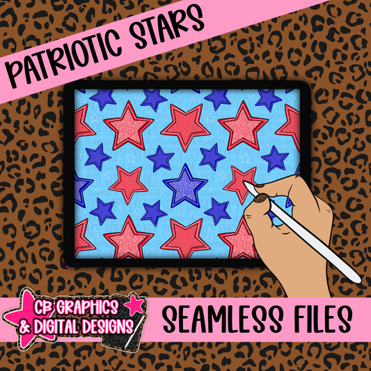 Patriotic Stars Seamless File