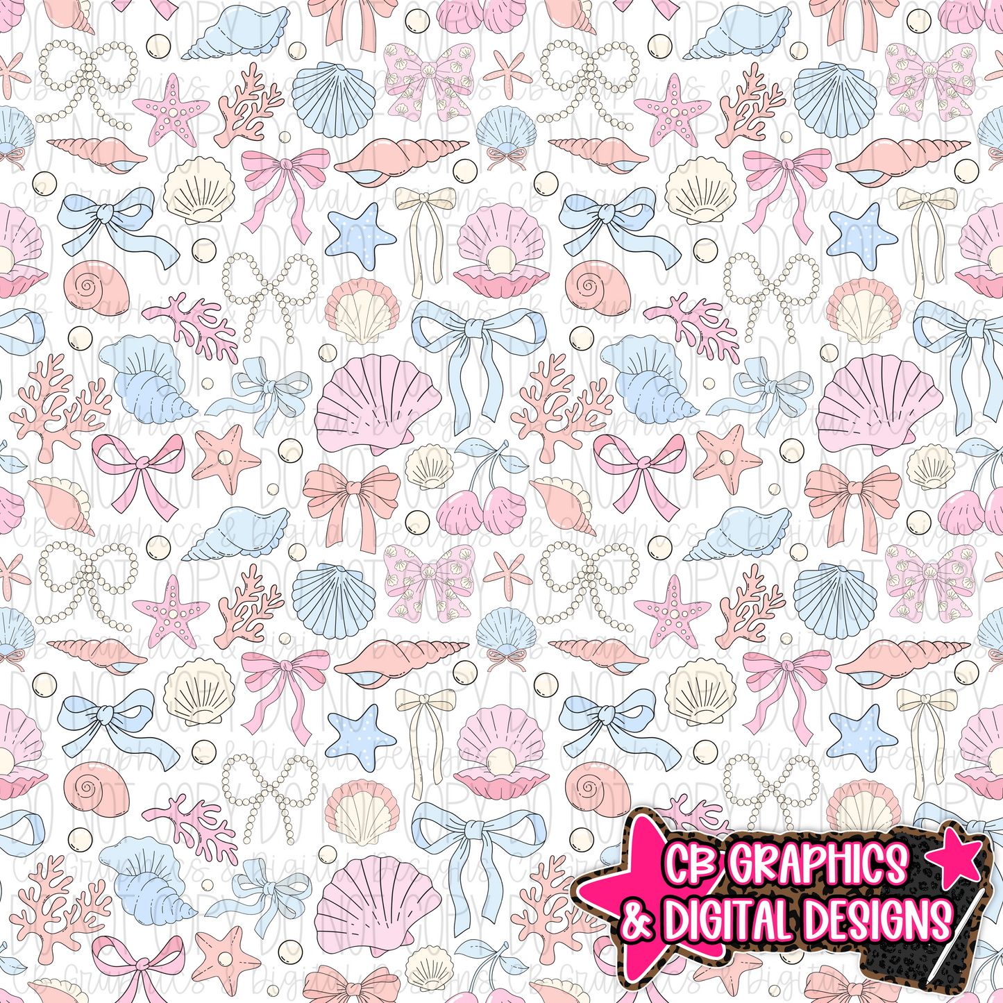 Pastel Shell Seamless File