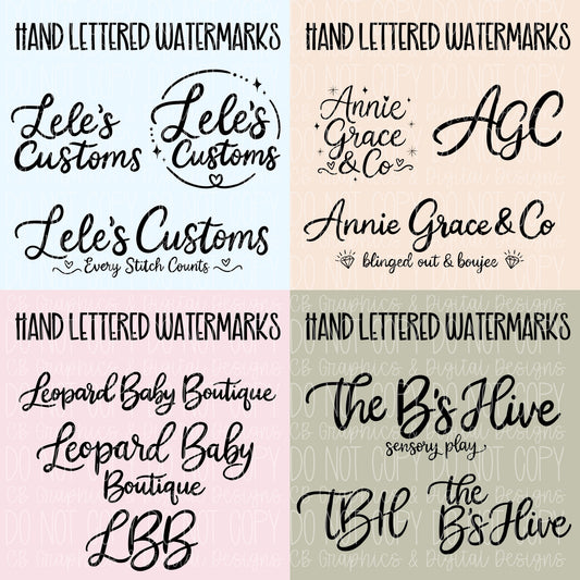 Hand Lettered Watermark (3)
