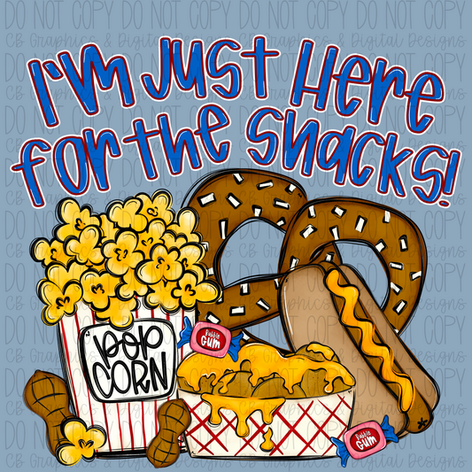 I’m Just Here For The Snacks PNG