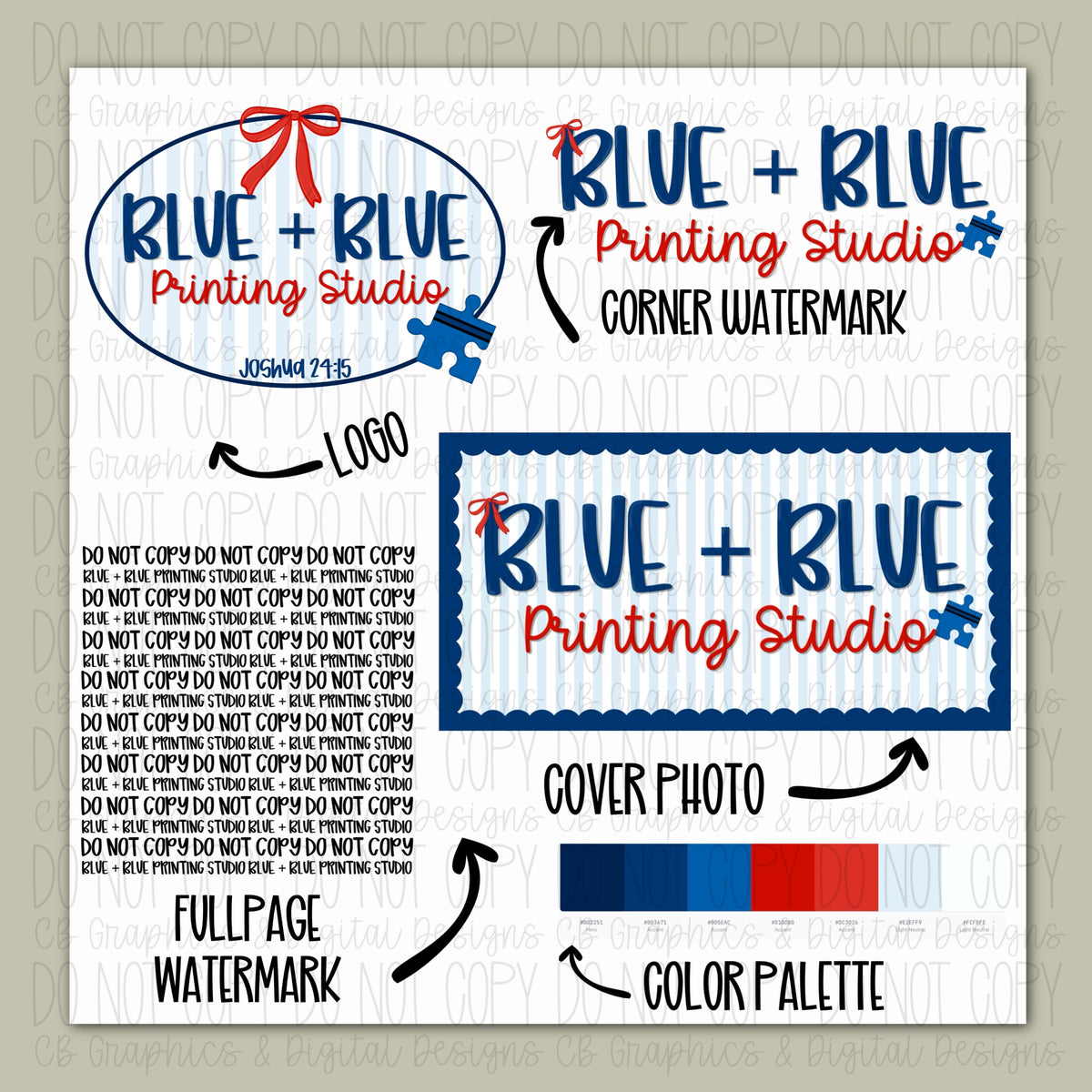 Semi-Custom Basic Brand Kit